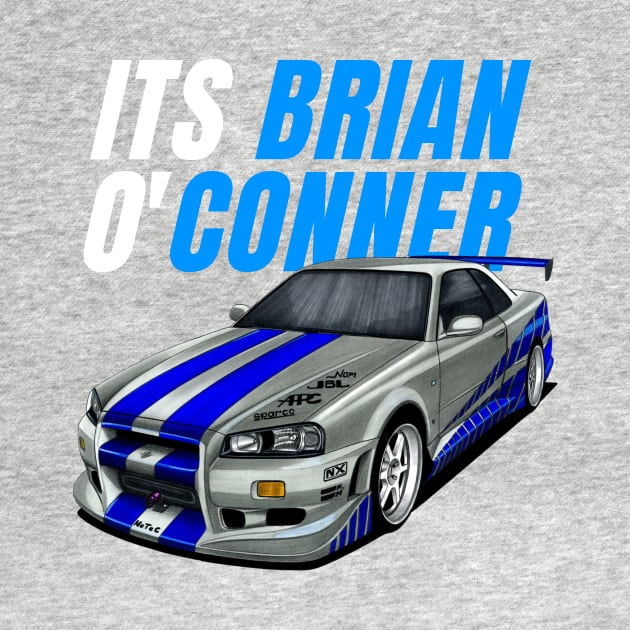 It's Brian o'Conner { fast and furious Paul walker's Skyline } by MOTOSHIFT